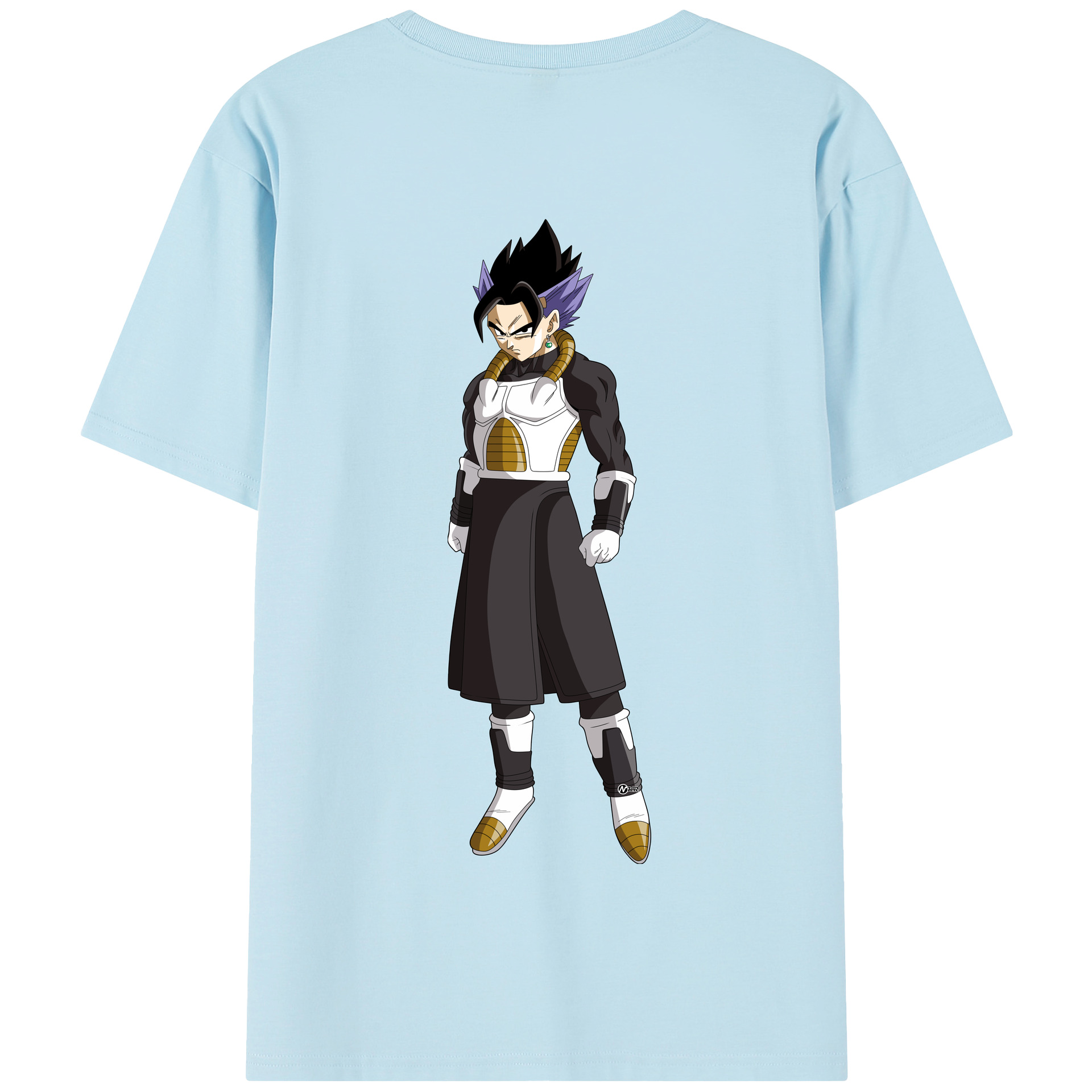 （画像用） ドラゴンボール ベジット DRAGON BALL Vegetto 綿100％半袖Tシャツ（背面プリント）
